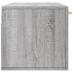 Berkfield Home Wall Cabinet Grey Sonoma 100x36.5x35 cm Engineered Wood - thumbnail 7