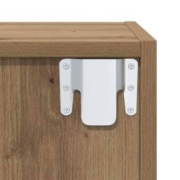 Berkfield Home TV Cabinet Set with Shelf 3 pcs Artisan oak 37 x 37 x 142.5 cm in Brown - thumbnail 8