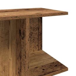 Berkfield Home Bedside Tables 2 pcs Old Wood 46.5x29x61 cm Engineered Wood in Brown - thumbnail 9