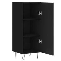 Berkfield Home Sideboard Black 34.5x34x90 cm Engineered Wood - thumbnail 6