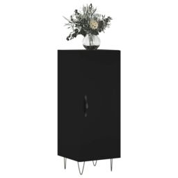 Berkfield Home Sideboard Black 34.5x34x90 cm Engineered Wood - thumbnail 3