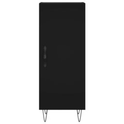 Berkfield Home Sideboard Black 34.5x34x90 cm Engineered Wood - thumbnail 5