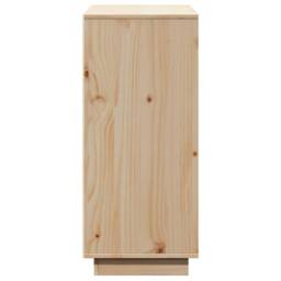 Berkfield Home Sideboard 110.5x35x80 cm Solid Wood Pine in Natural - thumbnail 8