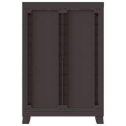Berkfield Home Plastic Cabinet 65x45x97 cm in Grey - Size: 65 x 45 x 97 cm - thumbnail 5