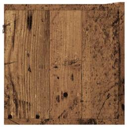 Berkfield Home Wall Mounted TV Cabinet Old Wood 80x30x30 cm Engineered Wood in Brown - Size: 80 x 30 x 30 cm - thumbnail 5