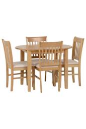 Seconique Oxford Extending Dining Set in Natural - thumbnail 3