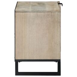 Berkfield Home Media Storage Cabinets & Racks with Shelf with Storage with Door White & Black - thumbnail 4