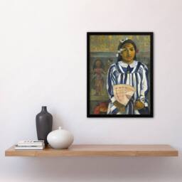 "Artery8 The Ancestors of Tehamana Paul Gauguin Framed Wall Art Print - Size: W12"" x H16""" - thumbnail 4