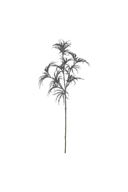 KDMD Pewter Glitter Aralia Leaf Stem 2 Pack in Grey - image 1