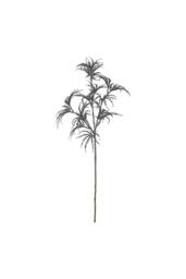 KDMD Pewter Glitter Aralia Leaf Stem 2 Pack in Grey - thumbnail 1