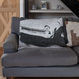 Benjamin Tate Design Cool Cars Satin Silver Blanket in Natural - Size: 120 cm x 150 cm - thumbnail 2