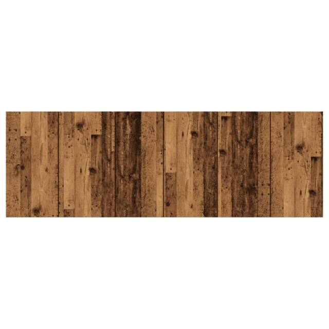 Berkfield Home Wall Headboard Old Wood 240x1.5x80 cm Engineered Wood in Brown - image 1
