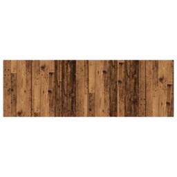 Berkfield Home Wall Headboard Old Wood 240x1.5x80 cm Engineered Wood in Brown - thumbnail 1