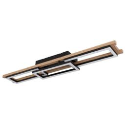 Netlighting Illa Semi Ceiling Light Black 3x LED Dimmable 2700-6500K Remote - thumbnail 2