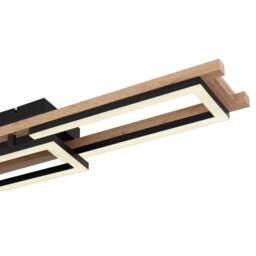 Netlighting Illa Semi Ceiling Light Black 3x LED Dimmable 2700-6500K Remote - thumbnail 5