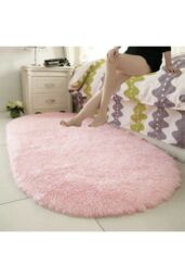 Living and Home 60Cm x 90Cm Bendel Handmade Shag Pink Rug - Size: 60 cm x 90 cm - thumbnail 2