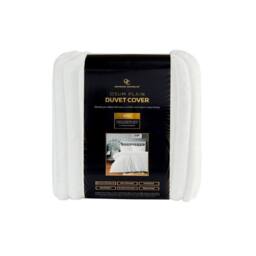 HOME LUXE INTERIOR Plush Faux Fur Chunky Ribbed Faux Fur White Bedding Duvet Set - King - Size: Double - thumbnail 2