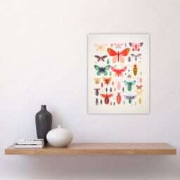 "Artery8 Wall Art Print Colourful Insects & Bugs Bright Poster Picture - Size: W18"" x H24""" - thumbnail 4