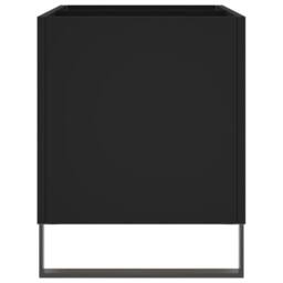 Berkfield Home Record Cabinet Black 74.5x38x48 cm Engineered Wood - thumbnail 5
