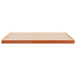 Berkfield Home Bed Frame without Mattress Wax Brown 180x200 cm Super King Solid Wood Pine - thumbnail 5