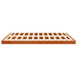 Berkfield Home Bed Frame without Mattress Wax Brown 180x200 cm Super King Solid Wood Pine - thumbnail 6