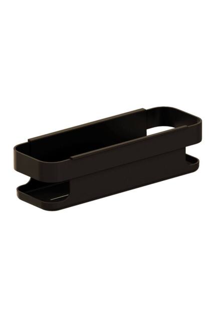 Cosmic Shower Caddy, Shower Basket, 30cm, Matt Black, 5kg resistance in Jet Black - image 1