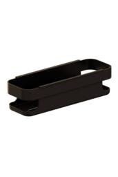 Cosmic Shower Caddy, Shower Basket, 30cm, Matt Black, 5kg resistance in Jet Black