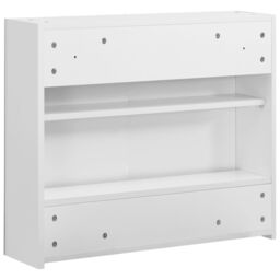 Berkfield Home Bathroom Mirror Cabinet White 80x15x60 cm MDF - Size: 80 x 15 x 60 cm - thumbnail 5