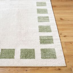 Livabliss Fossay Shag-Washable Beige Brown Green Grey Modern High Pile Rug - Size: 140 cm x 200 cm - thumbnail 5