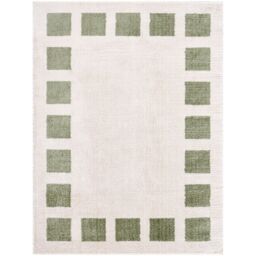 Livabliss Fossay Shag-Washable Beige Brown Green Grey Modern High Pile Rug - Size: 140 cm x 200 cm - thumbnail 2