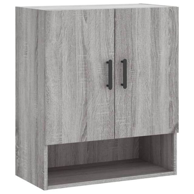 Berkfield Home Wall Cabinet Grey Sonoma 60x31x70 cm Engineered Wood - Size: 60 x 31 x 70 cm - image 1