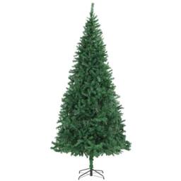 Berkfield Home Artificial Christmas Tree with 300 LEDs with Stand Green 300 cm - thumbnail 7
