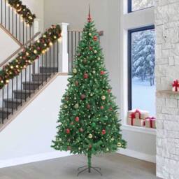 Berkfield Home Artificial Christmas Tree with 300 LEDs with Stand Green 300 cm - thumbnail 1