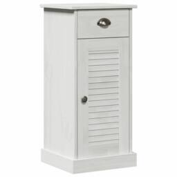 "Berkfield Home Bathroom Cabinet ""VIGO"" with Drawer 37x34x80 cm Solid Wood Pine - Size: 37 x 34 x 80 cm"