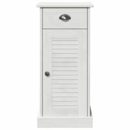 "Berkfield Home Bathroom Cabinet ""VIGO"" with Drawer 37x34x80 cm Solid Wood Pine - Size: 37 x 34 x 80 cm" - thumbnail 6