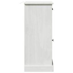 "Berkfield Home Bathroom Cabinet ""VIGO"" with Drawer 37x34x80 cm Solid Wood Pine - Size: 37 x 34 x 80 cm" - thumbnail 7