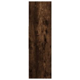 Berkfield Home Book Cabinet Smoked Oak 97.5x29.5x100 cm Engineered Wood in Brown - thumbnail 5