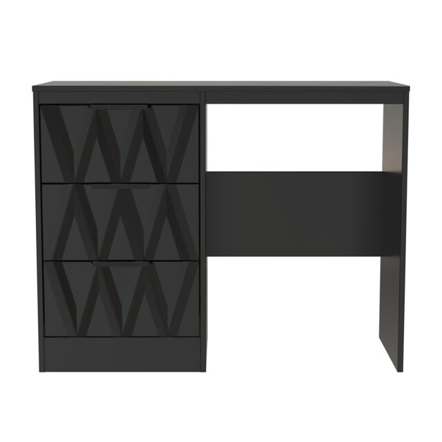 Ready Assembled 2 U Washington 3 Drawer Vanity (Ready Assembled) in True Black - image 1