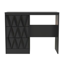 Ready Assembled 2 U Washington 3 Drawer Vanity (Ready Assembled) in True Black