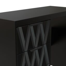 Ready Assembled 2 U Washington 3 Drawer Vanity (Ready Assembled) in True Black - thumbnail 4