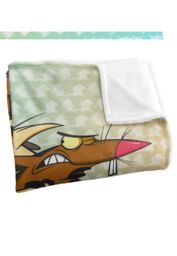 Nickelodeon Angry Beavers Brothers Silky Touch Super Soft Throw Blanket 152 X 127 cm in White - thumbnail 3