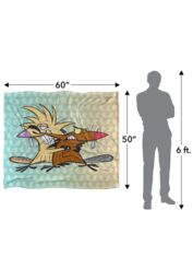 Nickelodeon Angry Beavers Brothers Silky Touch Super Soft Throw Blanket 152 X 127 cm in White - thumbnail 5