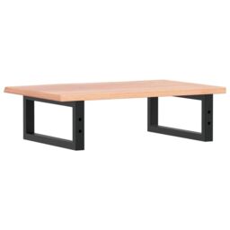 Berkfield Home Basin Shelf Wall Mounted¬†Steel and¬†Solid Wood Oak in Brown - thumbnail 6