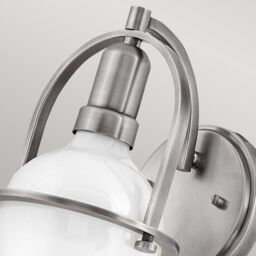 Netlighting Hinkley Somerset Wall Lamp Brushed Nickel in Grey - thumbnail 2