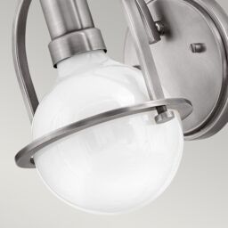 Netlighting Hinkley Somerset Wall Lamp Brushed Nickel in Grey - thumbnail 4