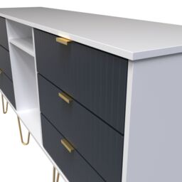 Ready Assembled 2 U Bexley 6 Drawer Sideboard (Ready Assembled) in Dark Blue - thumbnail 4