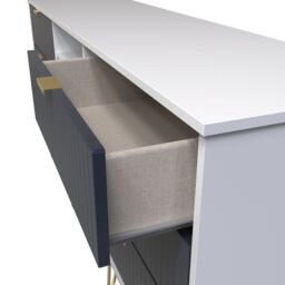 Ready Assembled 2 U Bexley 6 Drawer Sideboard (Ready Assembled) in Dark Blue - thumbnail 5