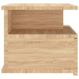 Berkfield Home Floating Nightstand Sonoma Oak 40x31x27cm Engineered Wood in Brown - Size: 40 x 31 x 27 cm - thumbnail 5