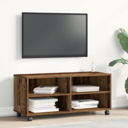 Berkfield Home TV Cabinet Old Wood 90x35x35 cm Engineered Wood in Brown - Size: 90 x 35 x 35 cm - thumbnail 1