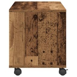 Berkfield Home TV Cabinet Old Wood 90x35x35 cm Engineered Wood in Brown - Size: 90 x 35 x 35 cm - thumbnail 6